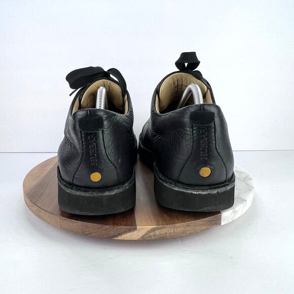 EUC Samuel Hubbard 'Free' Black Leather Shoe Oxford Lace-Up Plain Toe Vibram 10 - Picture 5 of 10